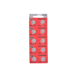 TOSHIBA 30-Pack Lr44 Alkaline Button Batteries