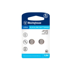 WESTINGHOUSE 10-Pack Lr54 / Ag10 Alkaline Button Batteries (5 Cards Of 2)