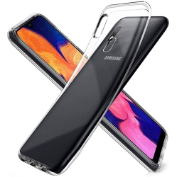 CSMART 【】 Ultra Thin Soft Tpu Silicone Jelly Bumper Back Cover Case for Samsung Galaxy A10E, Clear