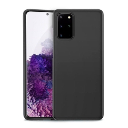 CSMART 【】 Ultra Thin Soft Tpu Silicone Jelly Bumper Back Cover Case for Samsung Galaxy S20 Plus In Black