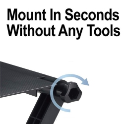 AXGEAR Monitor Tv Top Rack Accessory Set-Top Box Holder Bracket Shelf for Storage