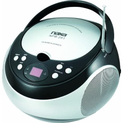 NAXA Electronics Npb-251Bk Portable CD Player With Am/fm Stereo Radio In Black