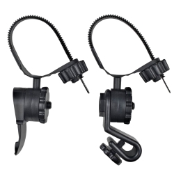 PRINCETON TEC Hard Hat Light Mounts - In Black