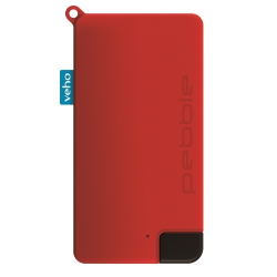 VEHO Pokket 1000-Mah Keyring Sized Power Bank - In Red