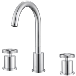 ANCONA Nova Series Widespread Double-Handle Bathroom Faucet In Chrome