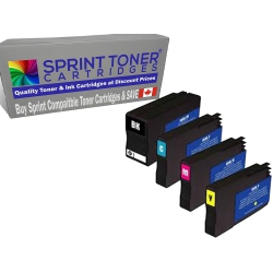 SPRINT TONER HP 952Xl. Compatible Ink Cartridges B-C-Y-M, 4 Colour Pack
