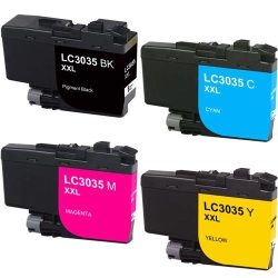 SUPERINK Compatible Brother Lc3035 Xxl Combo Ink Cartridge Bk/c/m/y By