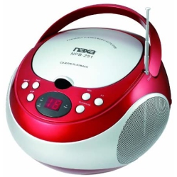 NAXA ELECTRONICS Npb-251Rd Portable CD Player With Am/fm Stereo Radio