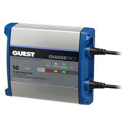 GUEST On-Board Battery Charger 10A / 12V - 1 Bank - 120V Input