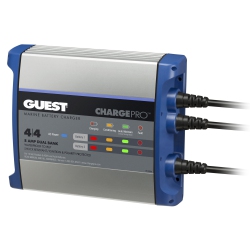 GUEST On-Board Battery Charger 8A / 12V - 2 Bank - 120V Input