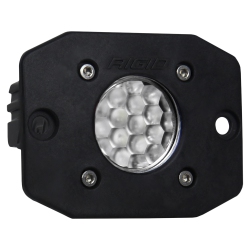 RIGID INDUSTRIES Ignite Flush Mount Diffused - Single - In Black