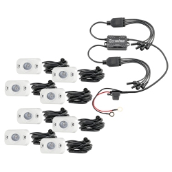 HEISE LED LIGHTING Heise RGB Accent Light Kit - 8 Pack