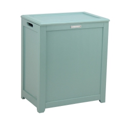OCEANSTAR Storage Laundry Hamper In Turquoise