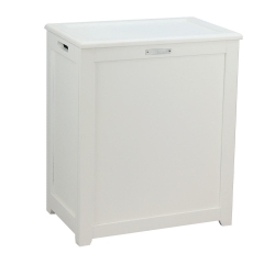 OCEANSTAR Storage Laundry Hamper In White