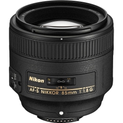 NIKON Af-S Nikkor 85MM F/1.8G Lens - - International Version W/seller Warranty