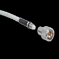 SHAKESPEARE Pl-259-Er Screw-On Pl-259 Connector F/cable W/easy Route FME Mini-End
