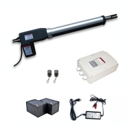 ALEKO As600Back Swing Gate Operator Solar Compatible Gate Opener & Back Up Kit