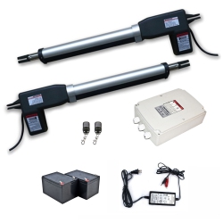 ALEKO As1200Back Swing Gate Operator Solar Compatible Gate Opener & Back Up Kit