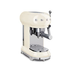 Smeg 50's Style Manual Espresso Machine with 15 Bar Pressure - White