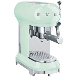 Smeg 50's Style Manual Espresso Machine with 15 Bar Pressure - Pink