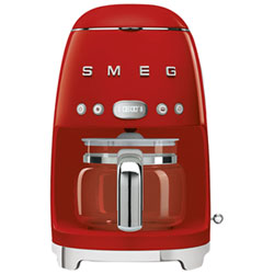 Smeg 50's Style Programmable Drip Coffee Maker - 10-Cup - Blue