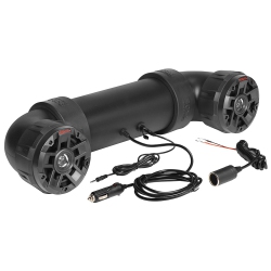 BOSS AUDIO Utv4B Amplified All Terrain Sound System W/4" Marine Speakers & 1" Tweeters - In Black