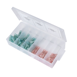 ANCOR Heat Shrink Universal Speaker Connector Kit F/22-18/16-14 - Assorted 90 Piece