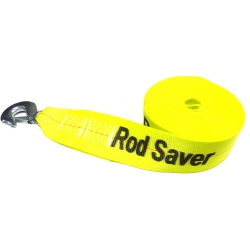 ROD SAVER Heavy-Duty Winch Strap Replacement - - 3" X 25' In Yellow