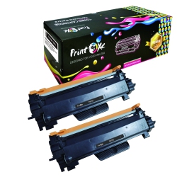 PRINTOXE ® Tn760 Compatible 2 High Yield Toner Cartridges Tn 760 Hl L2350Dw L2370Dw L2370Dwxl L2390Dw L2395Dw & Mfc L2710Dw L2730Dw L2750Dwxl & Dcp
