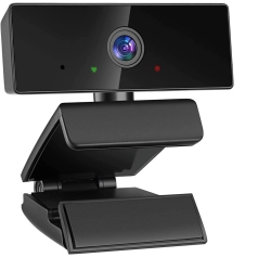 PULSELABZ Motiongrey Visioncam Webcam Microphone 1080P HD PC Laptop Plug And Play USB Streaming Computer Web Camera Online Video Calling Recording