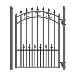 ALEKO ® St.petersburg Steel Pedestrian Gate 5'