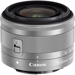 CANON Ef-M 15-45MM F/3.5-6.3 Is Stm Lens (Silver) - Us Version W/ Seller Warranty