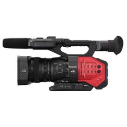 160 LED Video Light Panasonic AG-DVX200 4K Professional Camcorder with Essential Accessory Bundle Includes: Sony MDR-7506 Headphones More Carrying Case 128GB SD Memory Card 75” Tripod 