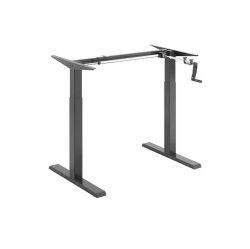 BOOST INDUSTRIES Fs-Dr22C Compact Manual Crank Height Adjustable Desk Frame