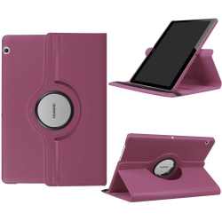 CC [] 360 Degree Rotating Tablet Case Cover for Huawei Mediapad T5 In Purple