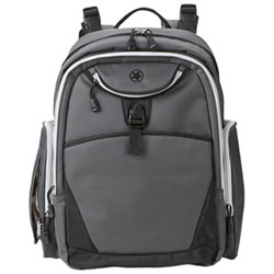 Jeep Adventures Backpack Diaper Bag - Grey/Black