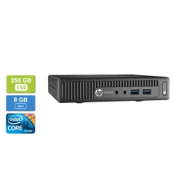 HP Refurbished (Good) - 600 G2 Mini Intel Core I3-6100T 3.20 Ghz, 8GB, 256GB SSD, Win 10 Pro