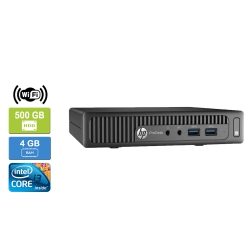 HP Refurbished (Good) - 600 G1 Mini Intel Core I3-4160T 3.20 Ghz, 4GB, 500GB HDD, Win 10 Pro