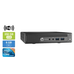 HP Refurbished (Good) - 600 G1 Mini Intel Core I3-4160T 3.10 Ghz, 8GB, 256GB SSD, Win 10 Pro