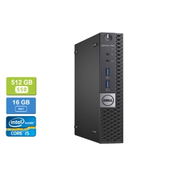 DELL Refurbished (Good) - 7040 Micro Intel Core I5-6600T 2.70 Ghz, 16GB, 512GB SSD, Win 10 Pro