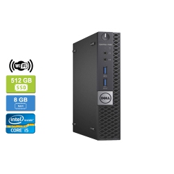 DELL Refurbished (Good) - 7040 Micro Intel Core I5-6400T 2.20 Ghz, 8GB, 512GB SSD, Win 10 Pro
