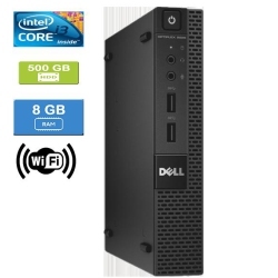 DELL Refurbished (Good) - 9020 Micro Intel Core I3-4160T 3.10 Ghz, 8GB, 500GB HDD, Win 10 Pro