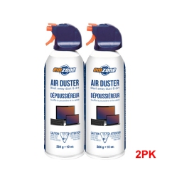 HYFAI Emzone Dust-Off Gaming Gear 10OZ 300Ml Compressed Gas Air Duster Spray Can -2 Pack