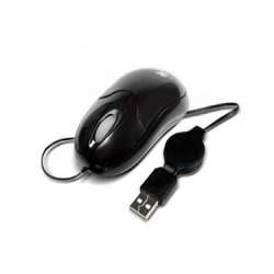 XTECH Mouse USB Wired Optical Retractable Cable Travel