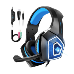 TEUMI Gaming Headset for Ps4 Xbox One PC Laptop Mac Nintendo Switch Games