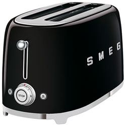 Smeg 50's Style Retro Long Slot Toaster - 4-Slice - Pink