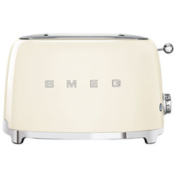 Smeg 50's Style Retro Toaster - 2-Slice - White