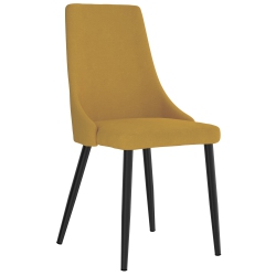 VIVA LIFESTYLE INC. Furiture Side Chair, Set Of 2 - Mustard