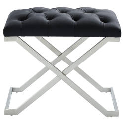 VIVA LIFESTYLE INC. Furiture Single Bench - Black/silver