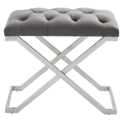 VIVA LIFESTYLE INC. Furiture Single Bench - Grey/silver